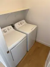 The all important laundry room upstairs near the bedrooms.  Easy access.