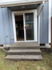 A look outside at your yard space.  Fenced with room to create a space to enjoy.