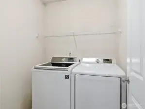 Downstairs laundry room with washer/dryer included.