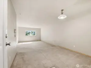 Walk into dining area and family room with open floorplan