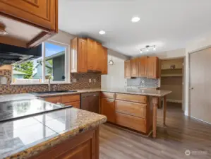 Look At This Huge Kitchen