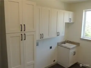 Laundry with sink