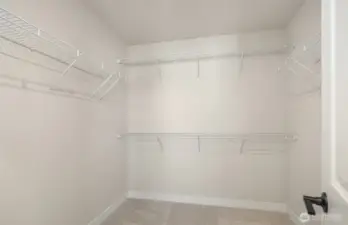 Primary walk-in closet