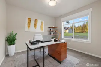 Virtually Staged Office