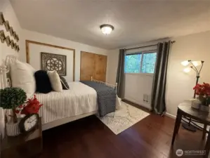 Another view of the primary bedroom.
