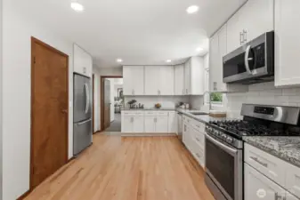 Newer stainless steel appliances stay!