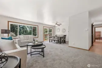 Enjoy updated lighting, new carpets and fresh paint!