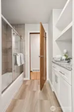 Main floor hall bathroom