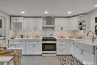 While your friends relax, you can check what is happening in your Samsung Bespoke oven & gas cooktop.  Lots of nice features on this beauty.