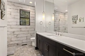 .75 bath on main floor