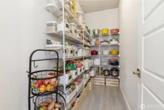 HUGE, walk-in pantry