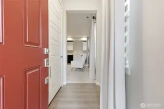 Entrance to separate apartment on main floor