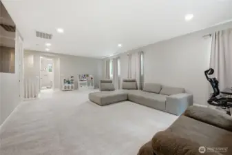 HUGE loft on upper level with room to add 5th bedroom in the corner or office space