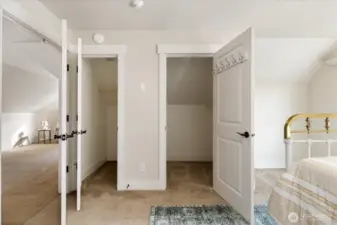 Original design had a 3/4 bath in this space. Plumbing available to convert back.