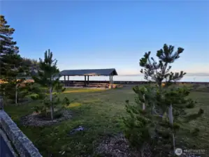 Camano Country Club beach and picnic area.