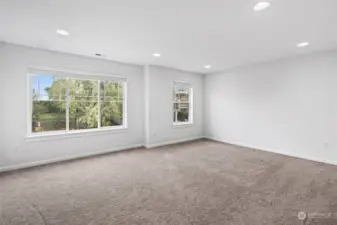 Upstairs bonus room