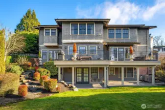 Well maintained backyard