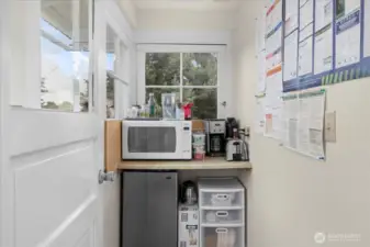 Coffee nook on the main level