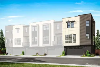 Exterior Rendering - For Marketing purposes only. Colors and features may vary