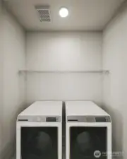 Laundry -  Upper Floor. Colors and features may vary- For marketing purposes only.