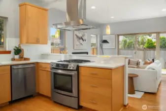 Lots of volume with higher ceilings.