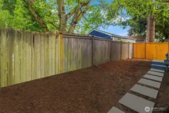 East side of property.