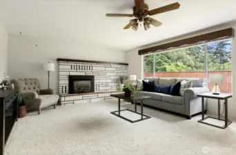 Inside the home, you are greeted by a large living room that is primed for entertaining!