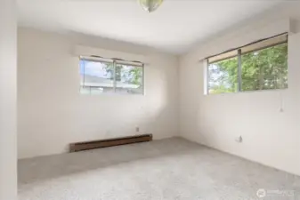 Bedroom 2 end of hall left.