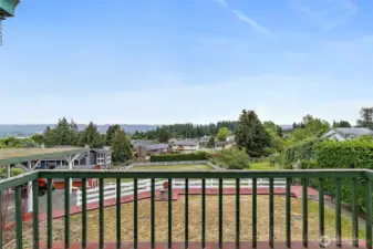 Center view off deck.