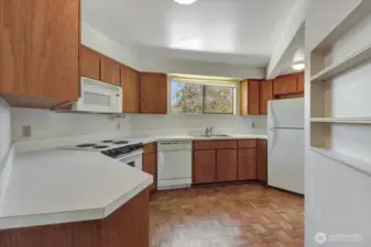 MIL kitchen with newer appliances.