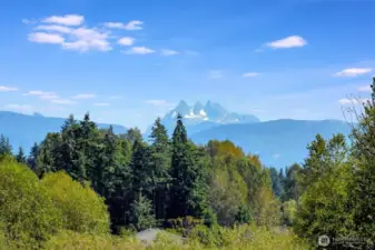 Breathtaking view of the mountains.