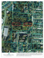 Parcel 1 with house = 1.03 acre