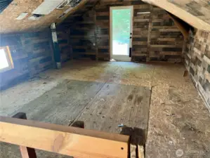 Upstairs of 'cave'