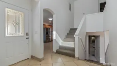 tiled floor