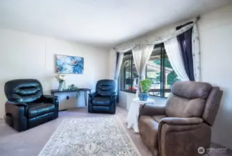 Exceptionally spacious living area.