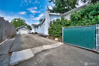 Driveway - south side