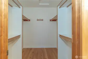 Primary walk-in closet