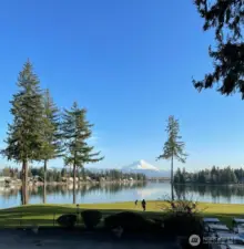 Stunning Mountain and Lake View from the Clubhouse