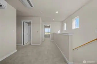 Landing on upper level
