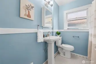 Full bathroom just received a fresh update!