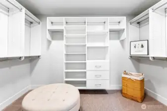 Primary main closet (one of two!)