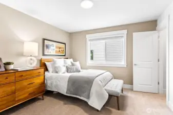 Bedroom 2 with walk in closet