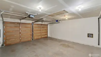 2-car garage offer added value and storage.