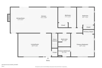 Main level floor plan.