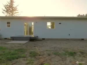 BACK VIEW OF THE HOME!