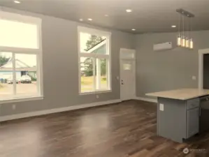 INSIDE THE LIVING AREA THERE ARE 10 FOOT CEILINGS AND HUGE WINDOWS FOR NATURAL LIGHTING!