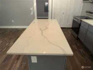KITCHEN HAS BEAUTIFUL QUARTZ COUNTER TOPS!