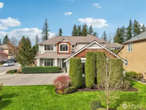 A spacious 3-car garage provides ample storage
