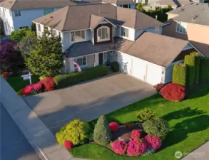 A spacious 3-car garage provides ample storage