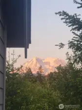 Mt. Rainier from the deck.